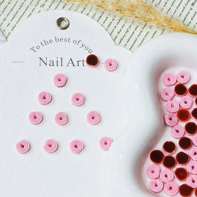 Miniature Simulation Food Toys, Mini Spiral Cookies, Butter Biscuits, Nail Art, Doll Clothes, Miniature Supermarket, DIY Hole-In-The-Wall Game