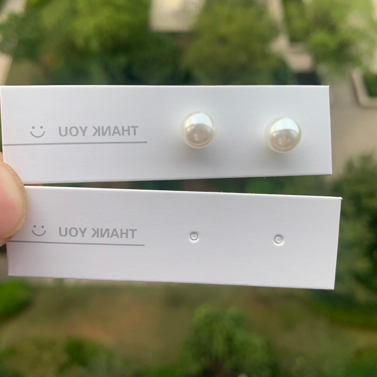 约100张7×2耳饰卡纸 耳钉卡纸diy饰品纸板配件厂家直销