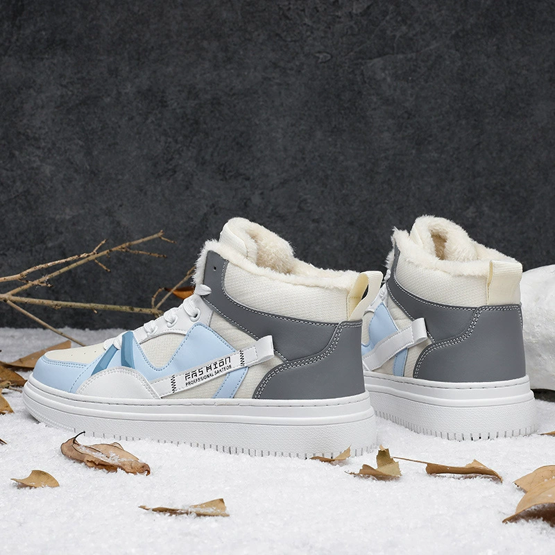 Wear-resistant high demi-season non-slip trend set, sneakers, universal casual footwear for hiking, Korean style