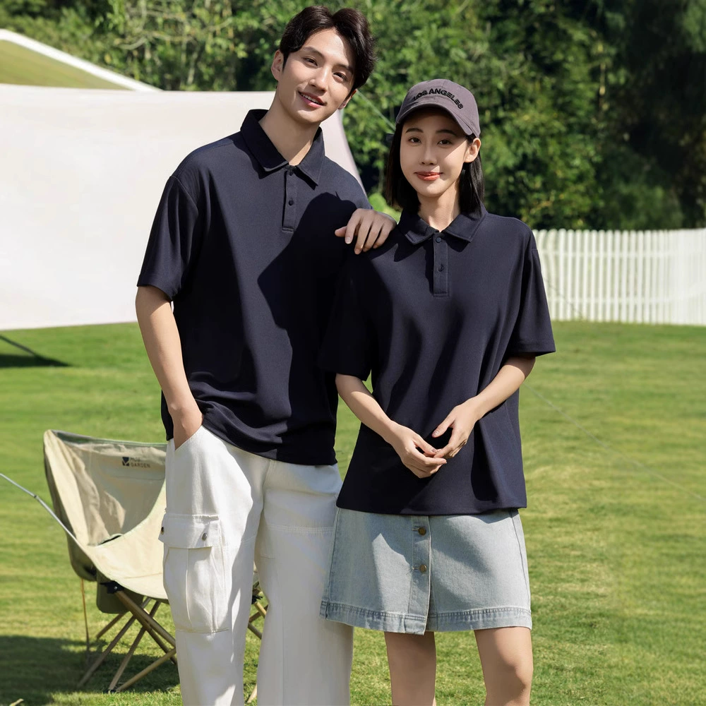 Футболка поло рубашка футболка с отворотом на заказ логотип логотип корпоративная групповая одежда футболка рекламная рубашка вышивка