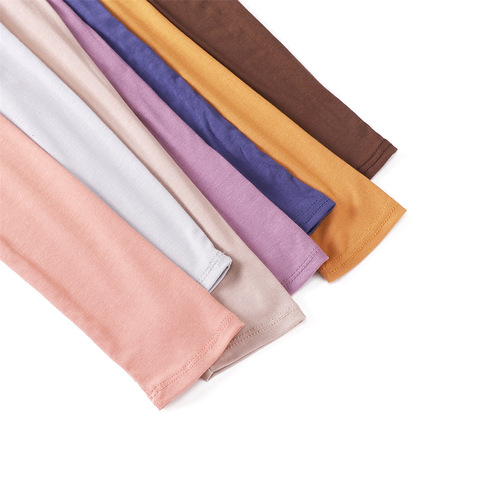 2023 new cross-border modal cotton base solid color raglan sleeves sun protection anti-exposure hand sleeves MSL11