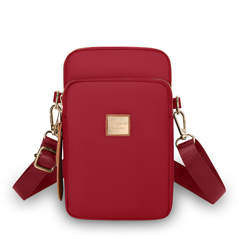 Bolso mini móvil de moda portátil al aire libre bolso de cambio de compras simple y ligero bolso de cintura casual multifuncional