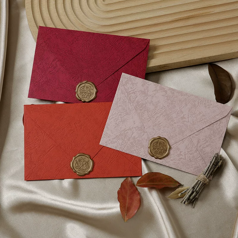 Chinese leather retro set, postcard, Chinese style