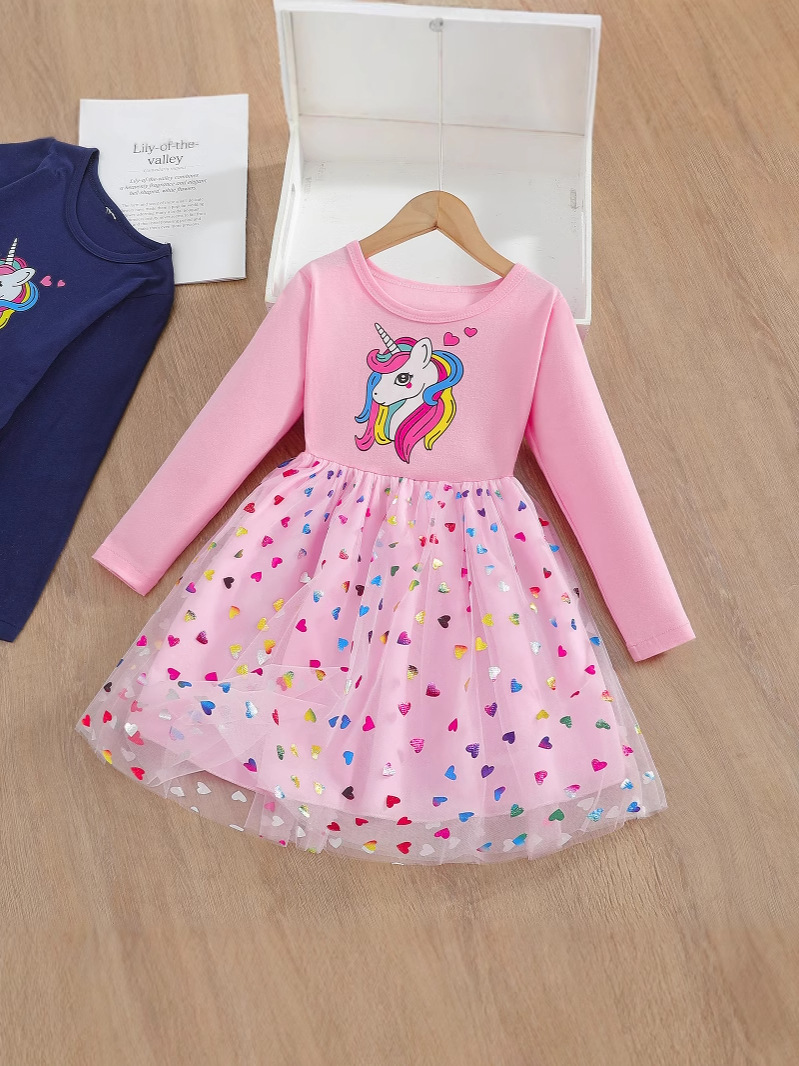 spring cotton rainbow children's long-sleeve