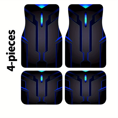 Avtomobil döşəmə paspasları – Floor Mats Four-Piece Set, Stain-Resistant - msi-6-3344cm-rear-row-two-pieces
