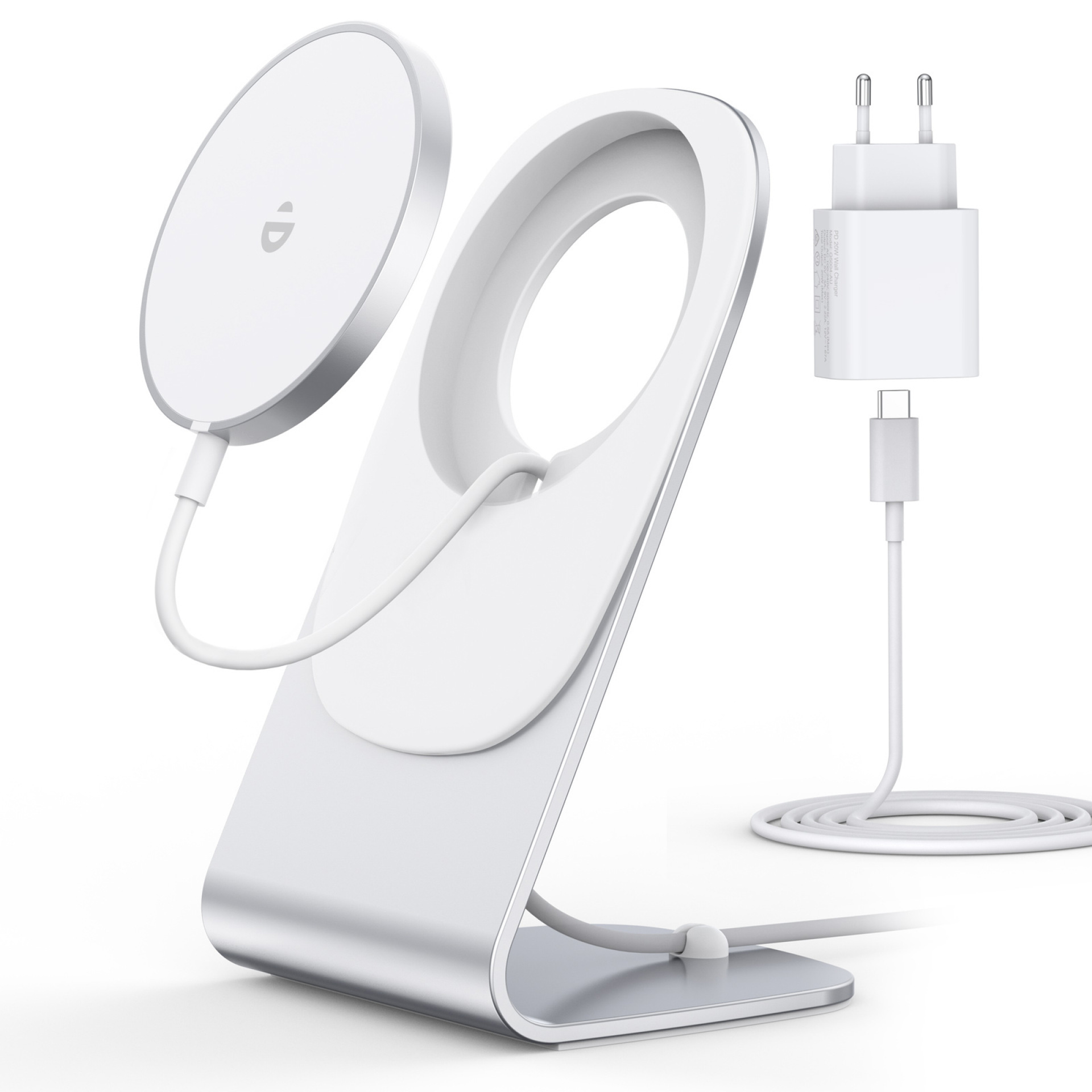 스탠드 무선 충전 + 미국 표준 20W 적응