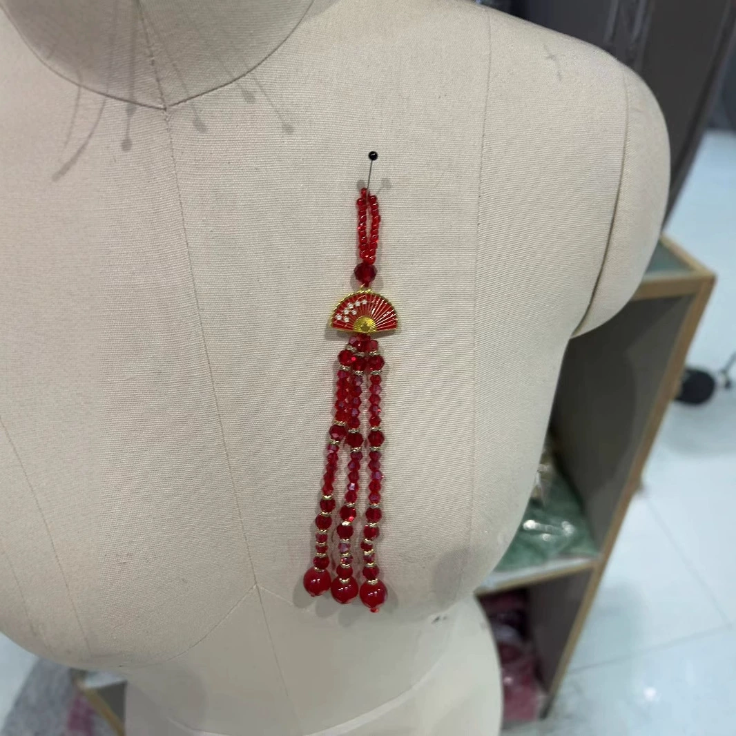 Древний стиль Hanfu cheongsam подвеска жемчужная кисточка с бисером DIY подвеска свадебное платье помолвка аксессуары