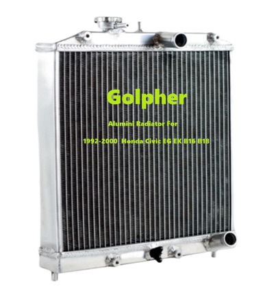 All-aluminum radiator suitable for Honda Civic EK/EG In addition FA1 FD #   EF9 FL5