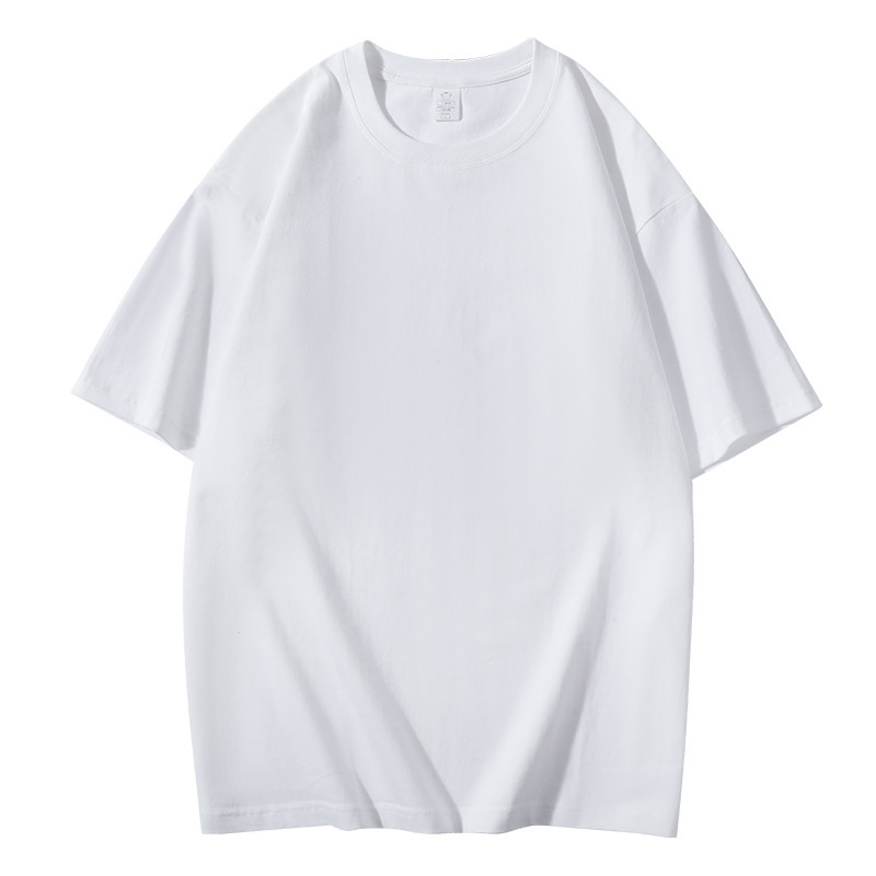 ロゴプリント付きピュアコットンラウンドネックTシャツ、ピュアコットン半袖クラスユニフォーム、文化シャツ、パーティーチームビルディングチーム作業服|undefined