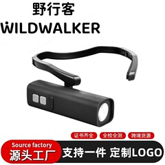 新款耳挂式头灯USB充电感应强光照明工作灯钓鱼灯侧挂跑步头戴灯