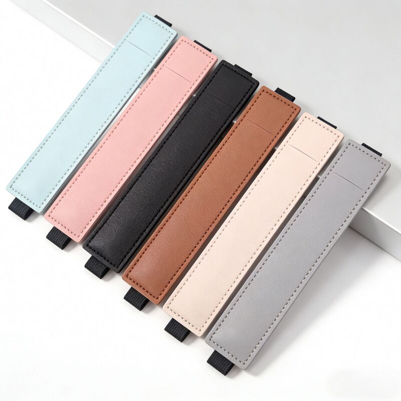 Leather Elastic Band Pen Case Portable Pen Cover Simple Business Pen Protective Cover Notebook Meeting Notebook Strap Pen Cover Leather Elastic Band Pen Case Portable Pen Cover Simple Business Pen Protective Cover Notebook Meeting Notebook Strap Pen Cover