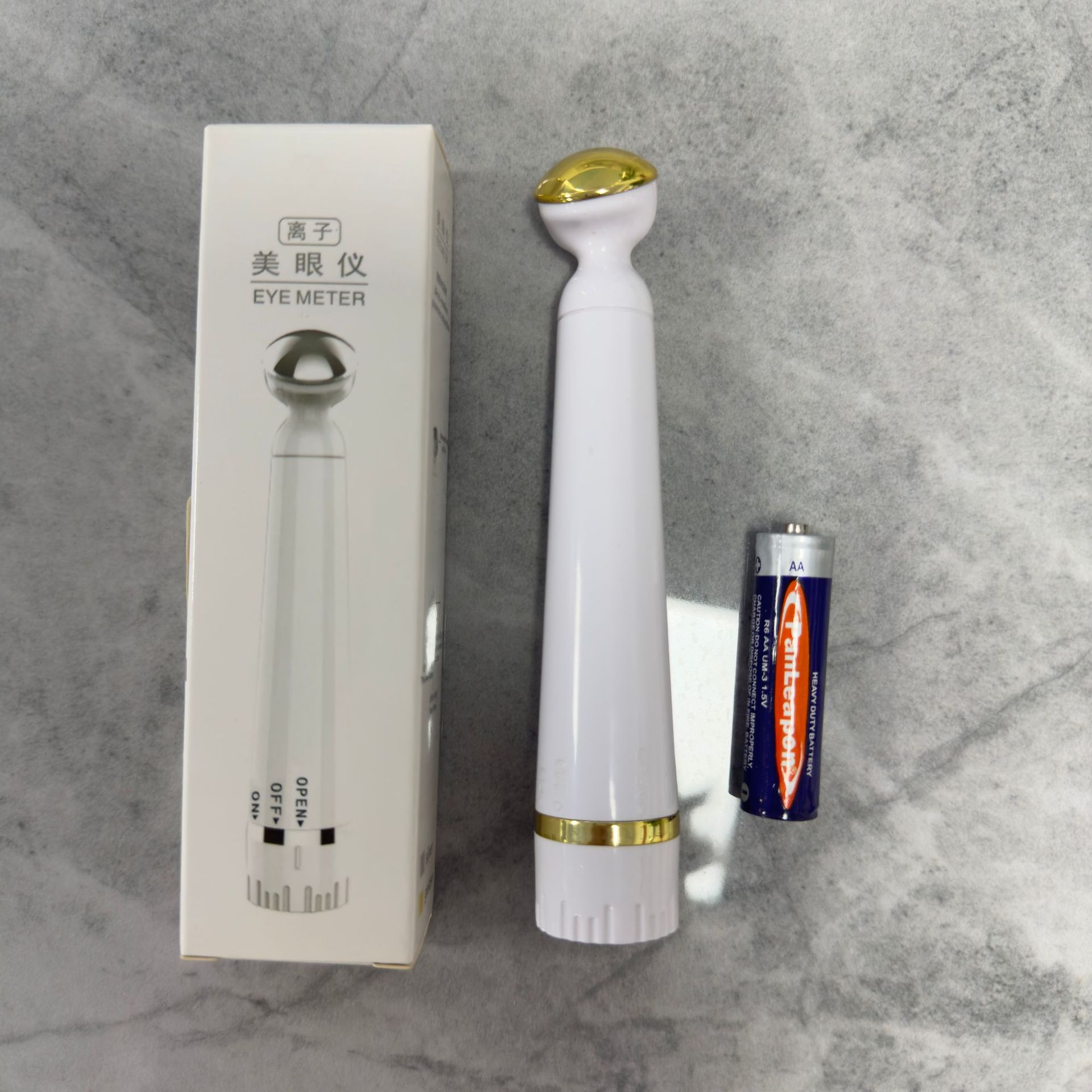 Dispositivo de belleza ocular superventas transfronterizo, masajeador de ojos, dispositivo de belleza para el hogar, aplicador de crema para ojos, lápiz de belleza, mini plancha. image 9