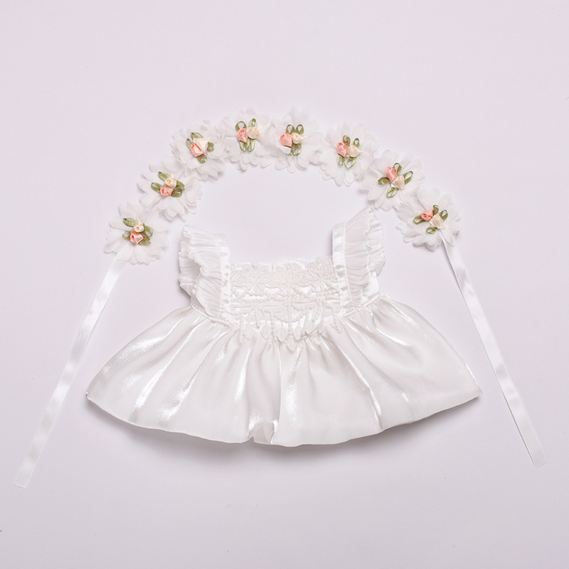 115 Vestido de Noiva Fada das Flores / Fantasia de Lena Bear 30CM (apenas fantasia vendida