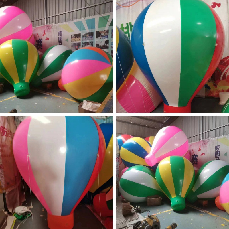 充气热气球气模闭气PVC露营景点吊篮悬挂空飘户外拍照美陈装饰