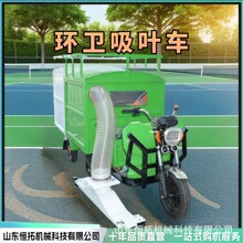 三轮树叶清扫收集车座驾式吸叶机新能源干湿树叶吸扫车