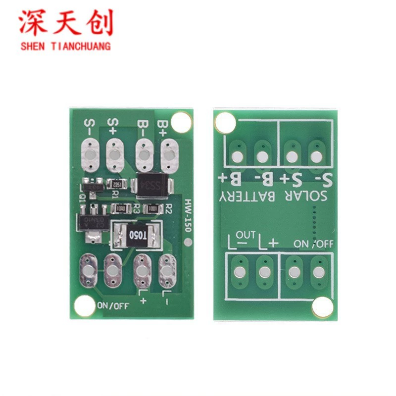 Универсальный 3,2/3,7/4/11,1/12 В Солнечный контроллер зарядный Модуль выключателя уличного фонаря
