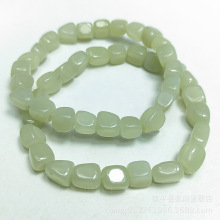 新疆和田玉手链批发 男女款和田玉手串随形原石不规则手串饰品