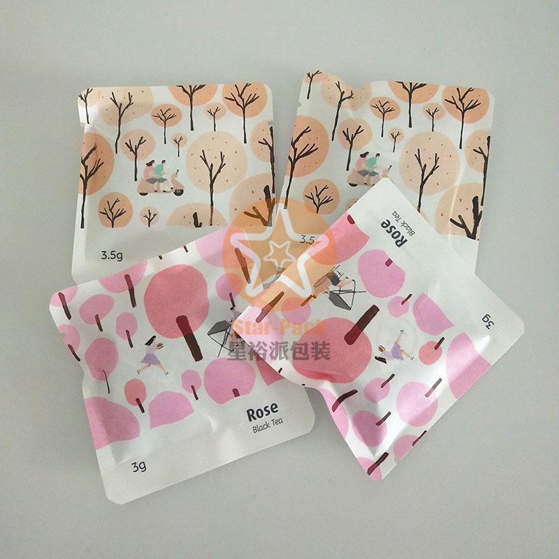 茶家小院三角茶包牛皮纸包装袋