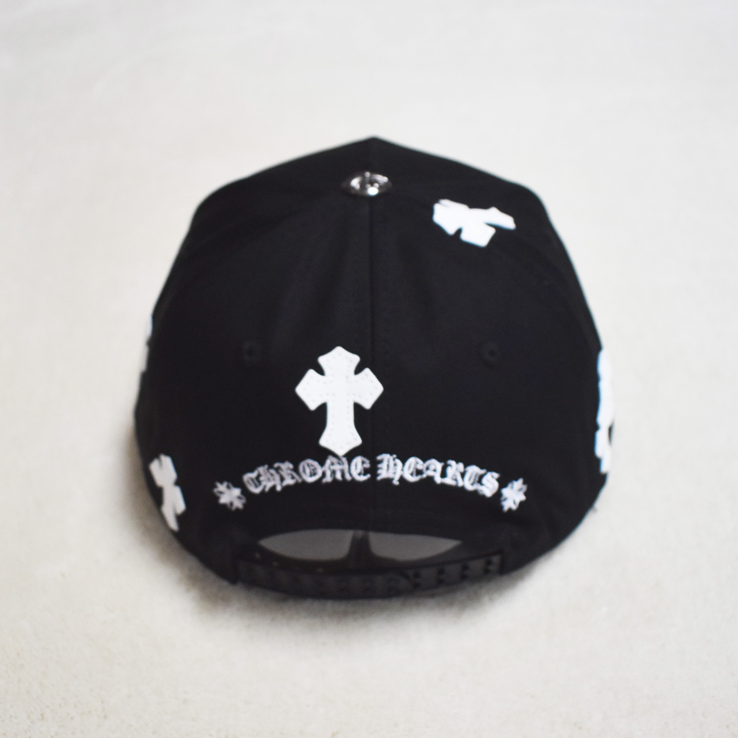 Europa y América marca de moda CHROME Corazón de plata sombrero de béisbol con insignia de cruz gorra de sol para hombres y mujeres