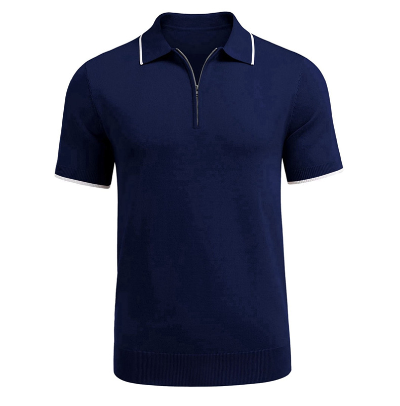 210g Weight Short Sleeve Sleeve Length Polyester Fabric Type Regular Top Length Holiday, Daily Occasion Turndown Neckline Regular Fit Fit Type Solid Color Pattern Summer Season Men's Gender Simple Style Style Wholesale Men's Simple Style Solid Color Short Sleeve Men's Tops 9