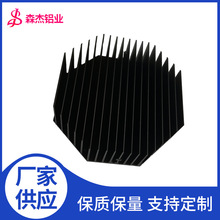 LED冷锻天花灯散热器 挤压成型六边形散热器冷锻铝 大功率高性能