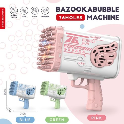 The same style 69 64 76 holes 40 holes baby's breath rocket launcher bubble children's toy multi-hole bubble machine stall