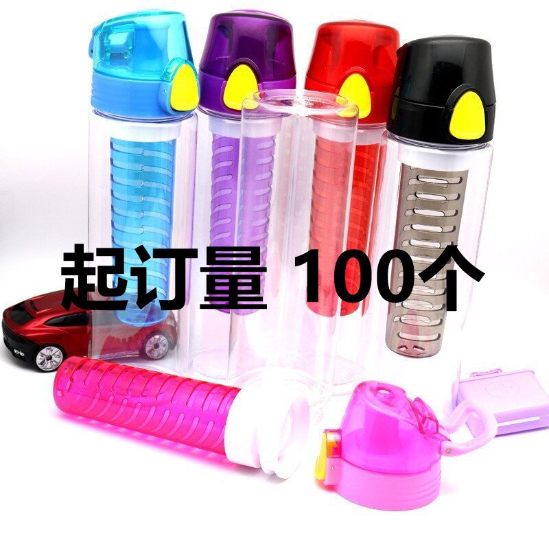 In Stock! Plastic Fruit Cup Ps Material Pop-Up Cover Advertising Gift Cup Creative Lemon Fruit Cup