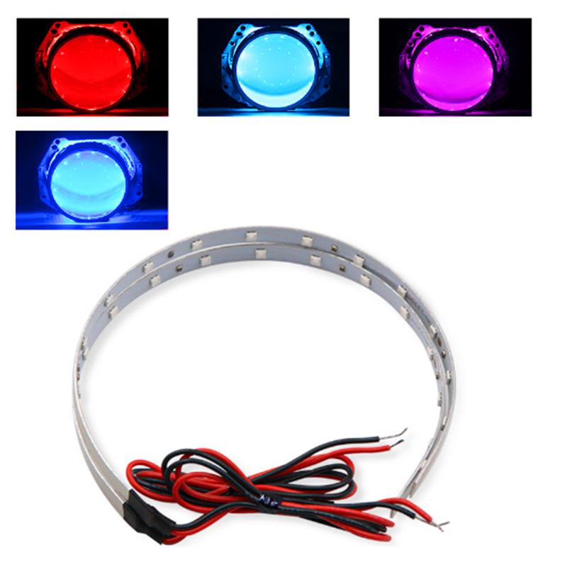 Venta caliente 360 ojos de diablo automóviles luces decorativas LED ojos de ángel de alta apertura ojos de diablo 2 bolsas