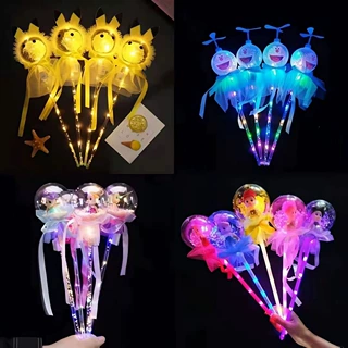 网红爆款星空球魔法棒儿童仙女棒发光小刀剑地摊夜市玩具工厂批发