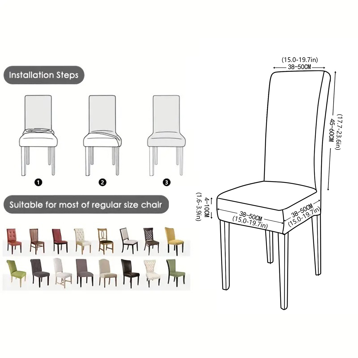 Funda de silla elástica con estampado de seda de leche transfronteriza de Amazon Exportación de Ebay Funda de silla universal todo incluido de gran venta en Europa y América
