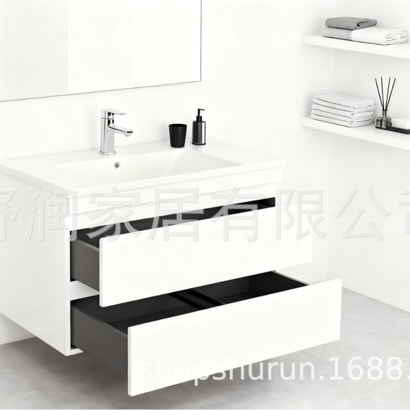 Custom-Made Bathroom Ceramic Integrated Basin Single Cabinet Washstand Washbasin Cabinet Wall-Mounted Cabinet Custom-Made Bathroom Ceramic Integrated Basin Single Cabinet Washstand Washbasin Cabinet Wall-Mounted Cabinet