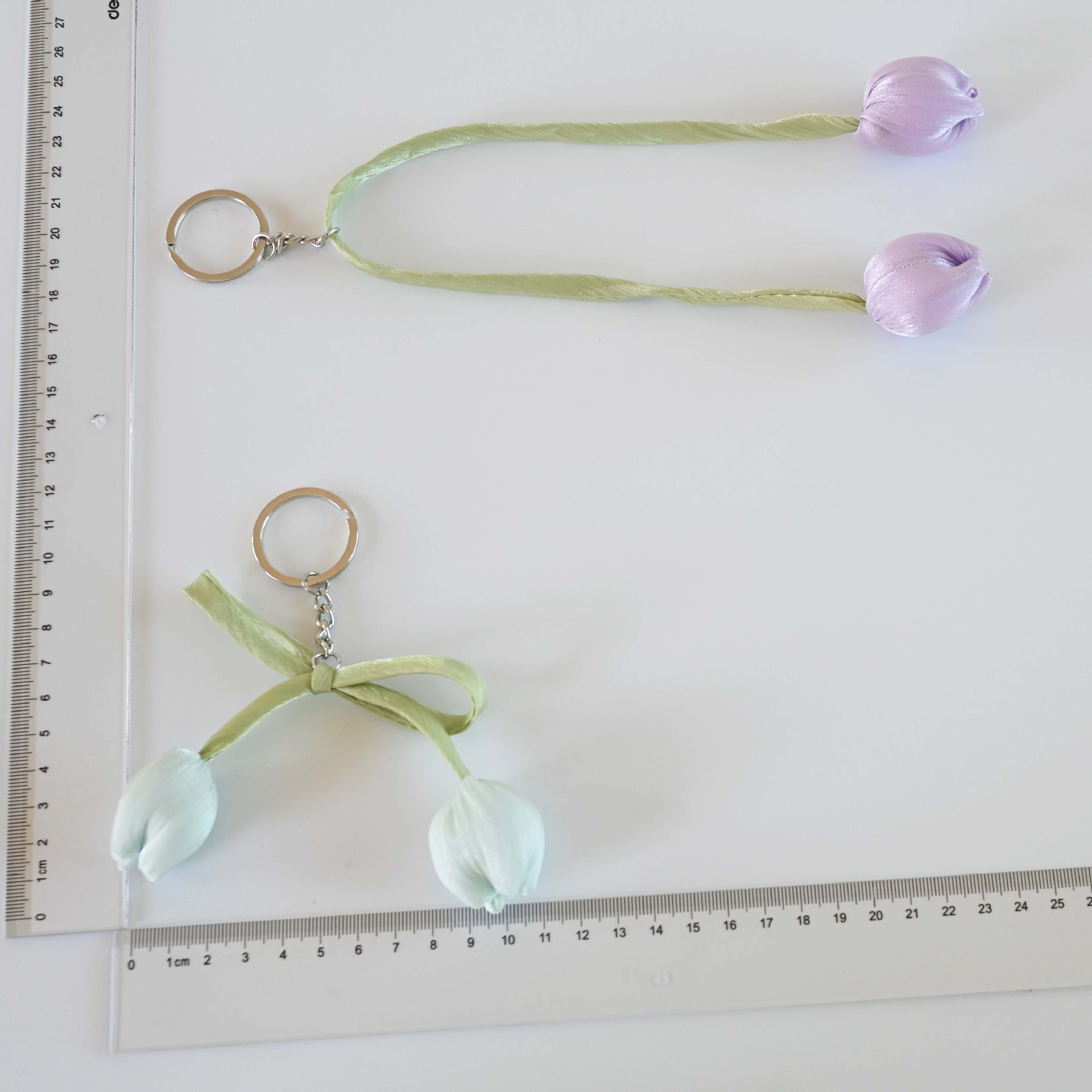 Keychain Classification 1 Piece Elegant Flower Cloth Keychain