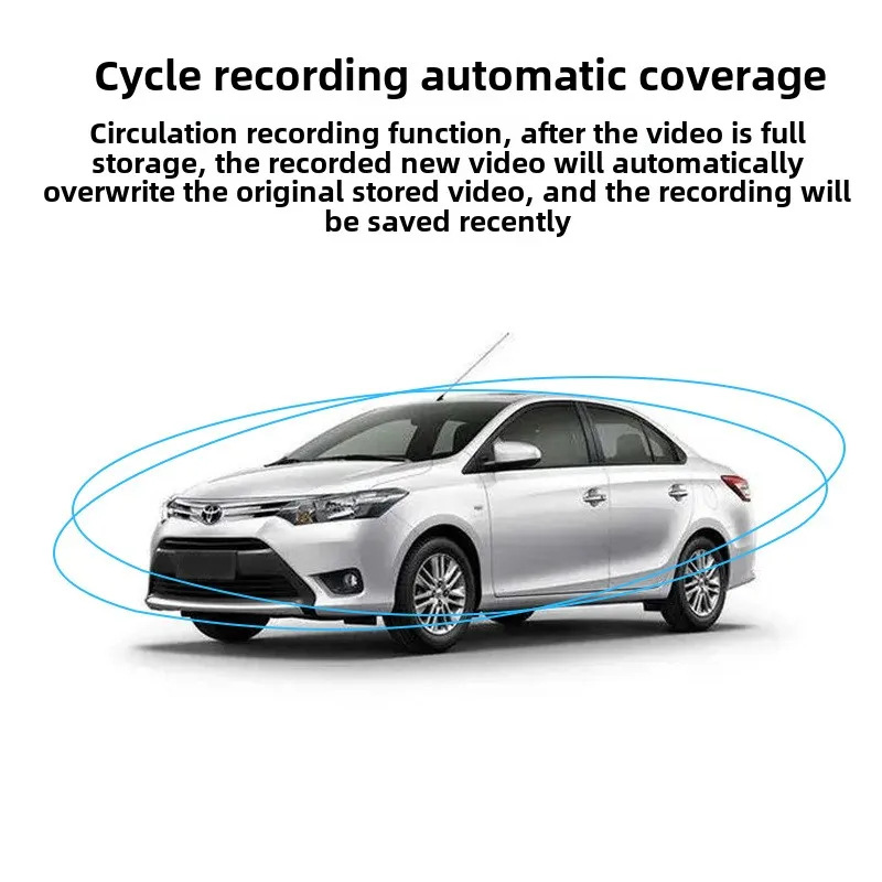 Cross-Border Four-Lens Driving Recorder, High-Definition 1080P Wide-Angle Night Vision, Wifi In-Car Front and Rear Vehicle Recorder