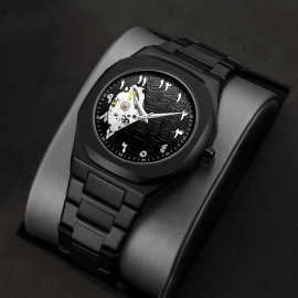 外贸跨境批发防水表男士手表男阿拉伯表盘高级感合金石英表定制