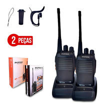 Kit Par 2 Radio Baofeng 777s Walk Talk Comunicador 16 Canais