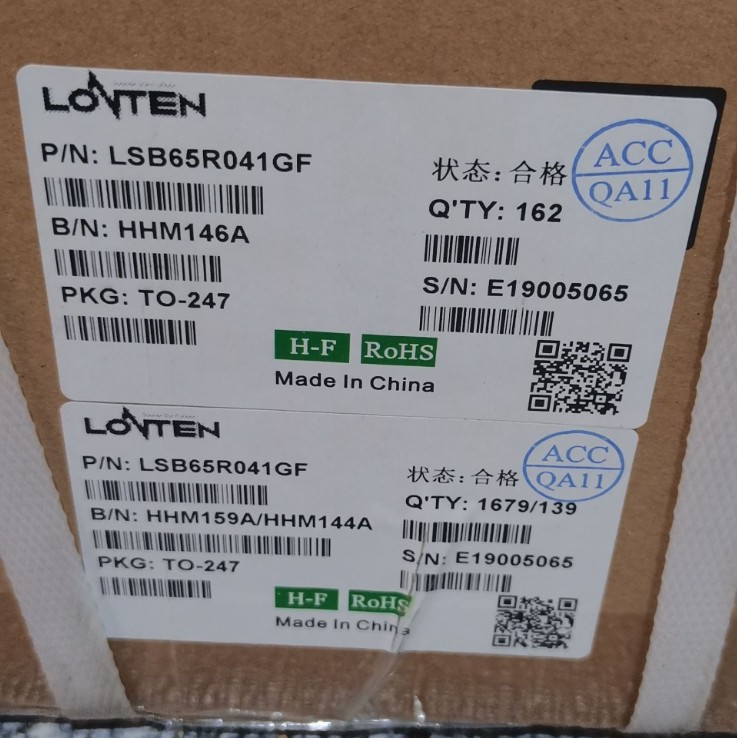 LSB65R041GF TO-247 龙腾半导体 需更多数量请联系，价格可优惠。