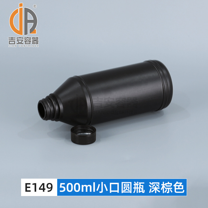 ����ֱ��500ML����ƿ ��ɫ��ɫ500gС��Բƿ ����ũҩ������װƿ