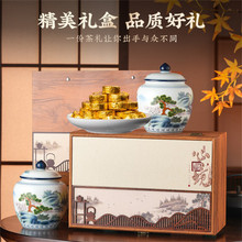 糯米香普洱茶小沱茶熟茶浓香型迷你小沱茶陶瓷礼盒装1000g