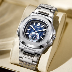 跨境熱賣金詩頓不鏽鋼男士手錶時尚防水石英表男表批發watch