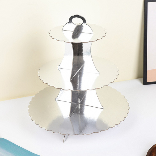 Children's birthday dessert table decorations wedding party supplies decorations disposable paper cake stand