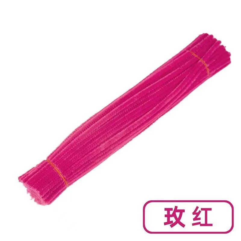 Varilla retorcida Cifrado Macaron Color Cifrado Mano Raíz de pelo hecho a mano Juguetes de bricolaje para niños Ramo de arte Material Paquete de lana