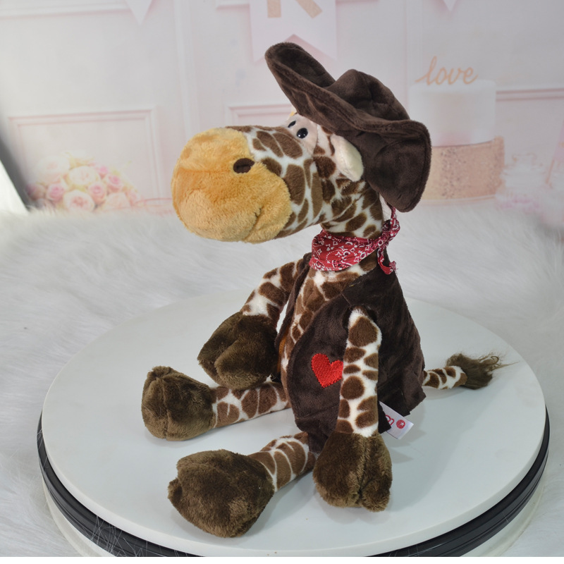 Comercio exterior animal bosque vaquero león mono tigre orangután ciervo muñeca regalo de cumpleaños peluche transfronterizo