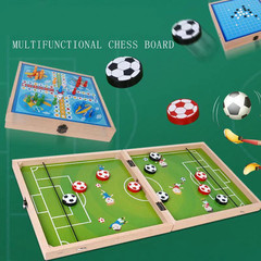 Cross-border folding catapult chess, beech wood multi-functional game chess box, parent-child double board game battle toy catapult chess