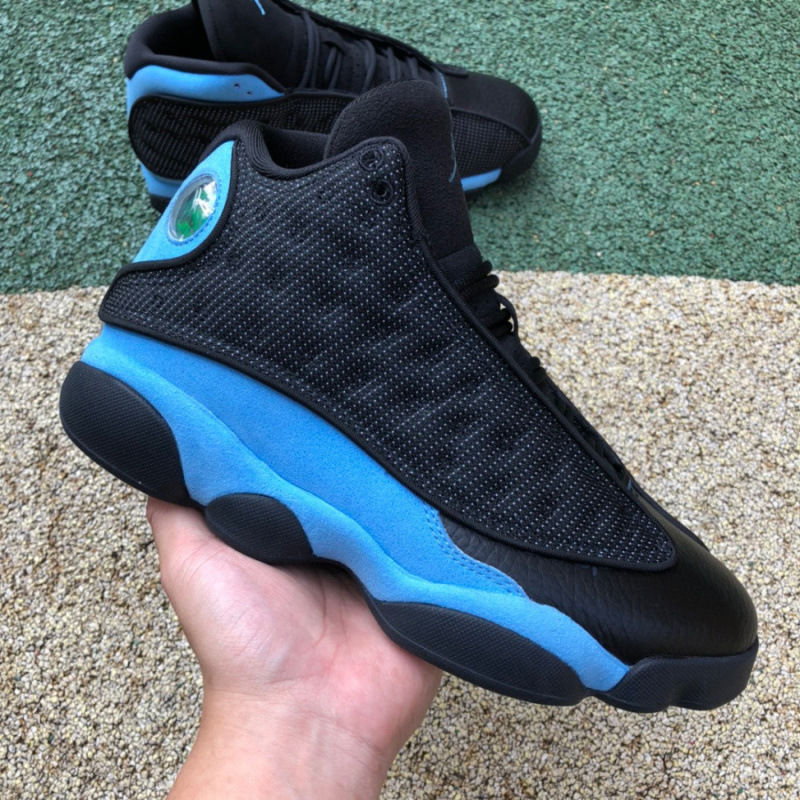 Putian Chunyuan AJ13 alto impacto blanco, verde y negro zapatos de baloncesto para gatos resistentes al desgaste, zapatos de carreras para parejas para hombres y mujeres