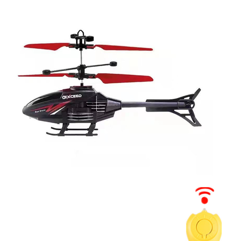 Aviones negro hoja roja + interruptor de gota de agua