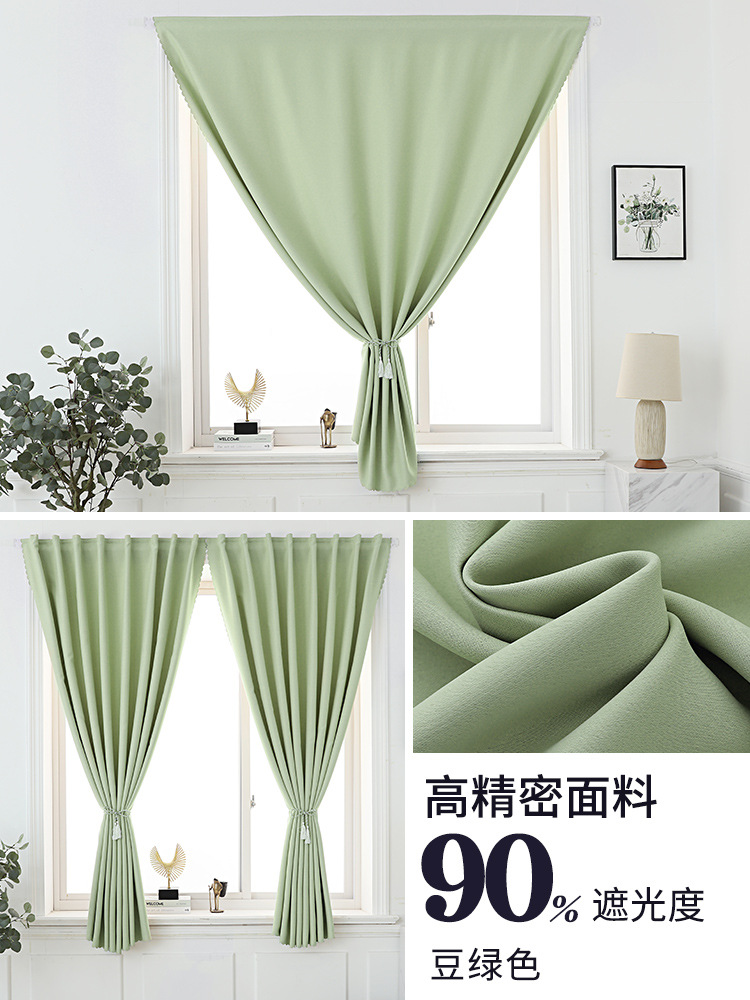 2021 nuevo velcro parasol completo artefacto ligero cortina paño ponche-libre instalación dormitorio adhesivo simple autoadhesivo