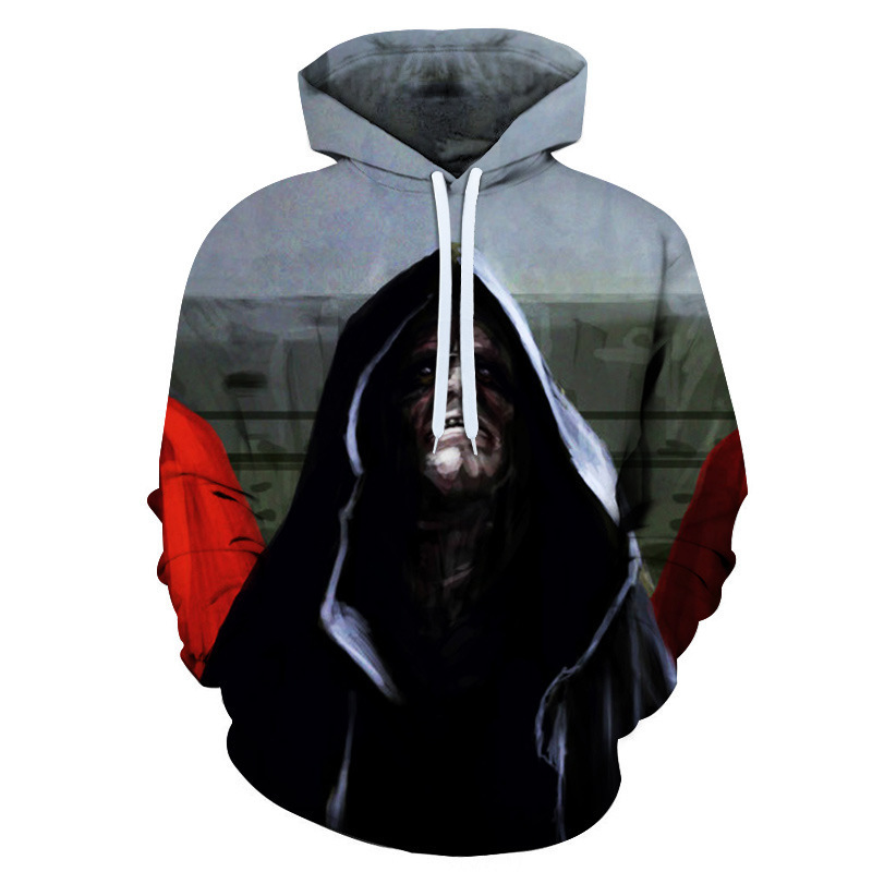 Cross-Border Drop Shipping Spring & Fall Star Wars 3D Digital Printing Loose Sports Hoodie Sweatshirt Cross-Border Drop Shipping Spring & Fall Star Wars 3D Digital Printing Loose Sports Hoodie Sweatshirt