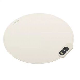 Cross-border hot-selling round warm dish mat multi-functional silicone warm cutting board timing constant temperature table mat temperature control hot dish mat