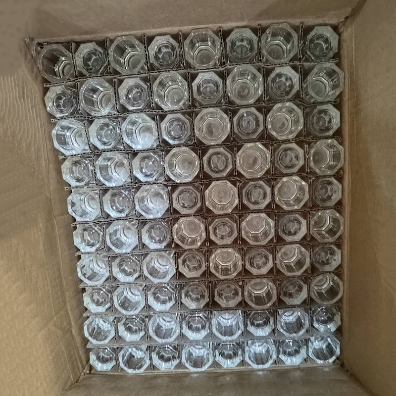 Vaso Mezclador Dental Octogonal de Vidrio Engrosado para Laboratorio