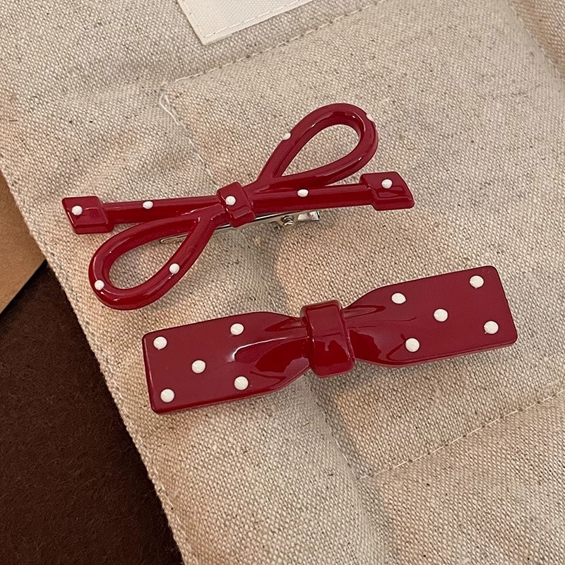 Anchor Clip de cabello de arco de sangrado para mujeres Otoño Invierno Clip lateral Frente Frente Clip BBB Clip de cabello de alta calidad